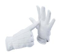 2lots D Digitale Libère des Gants Élégants Bijoux De Couleur Solide Manipulation Améliorant L'apparence Professionnelle Gants D'apparence Professionnelle