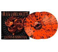 [2LP] Black Label Society - Engines of Demolition Vinyle Splatter Orange/Noir