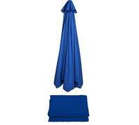 (2m/2,7m/3m) Auvent De Rechange Pour Parasol De Terrasse | Toile De Rechange Pour Parasol D'extérieur | Tissu De Rechange Pour Parasol | Housse De Rechange En Tissu Pour Parasol À 6/8 Baleines(Sapphir