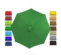 2m 2.7m Rechange Toile De Parasol De Jardin extérieur Toile De Rechange Pour pour parasol de 3.0 m - 8 baleines Housse De Parapluie pour Terrasse/Jardin/Piscine/Parapluie en Porte-à-Faux(Color:Green,T