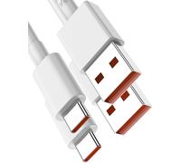 [2M 2Pack] Câble USB C Charge Rapide pour Xiaomi 14T Pro /Redmi note 14 pro 5g/15 ultra/pad 7 pro, 120W Câble USB vers USB C pour Xiaomi 14T 13T 12 11T Black Shark 5 POCO F6 Pro, Câble Type C Chargeur
