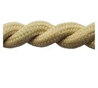 2m 3m 5m 10m 2 Core Vintage câble torsadé rétro recouvert de tissu cordon de lampe Flex fil électrique(T06,3m)
