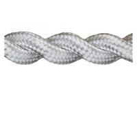 2m 3m 5m 10m 2 Core Vintage câble torsadé rétro recouvert de tissu cordon de lampe Flex fil électrique(T07,10m)