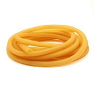 2M/5M Tuyaux en Caoutchouc Latex Nature 1.6 2 3 4 5 6 7 9 10 12 14 17mm Haute Résilience Tube Médical Chirurgical Slingshot Catapult-Jaune,5m,9mm X 12mm