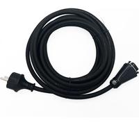 2m Cordon d'alimentation AC avec Connecteur de Terrain HMS et Prise Schuko Mâle, pour Micro-onduleur Série HMS, 2 Mètres