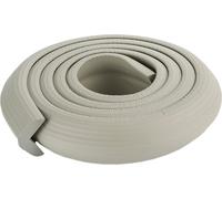 2M design de bande en forme de L Épaissir la table de sécurité pour bébé. Protection des bords Coussin de protection Bandes anti-collision de pare-chocs, gris