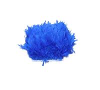 2M Garniture de Frange de Plume de coq avec Ruban de Satin Décoration Plumes coq Garnitures de Frange Plumes Accessoire pour Décoration Costume Frange Couture Artisanat Bricolage