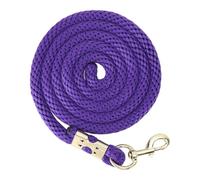 2m Horse Lunge Line, Heavy Duty Horse Training Rope with Anti Slip Grip and Stainless Steel Hook for Walking Handling, Durable PP Rope for Equestrian Use (Violette)