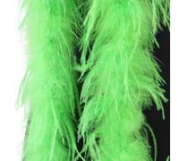 2M Ostrich Feather Boa Scarf Soft Luxury Shawl(Fruit Green)