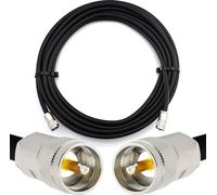 2m PL259 vers PL259 UHF IP67 câble coaxial étanche - tout cuivre HF400 coaxial flexible d'extension 50 ohms (équivalent LMR400 UF UltraFlex) - pour HAM CB SWR Meter Amateur ondes courtes RF
