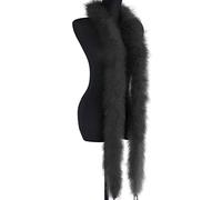 2m Plume Boas Naturel Plume Écharpe Moelleux Plume Boas Déguisement Accessoires de Fête pour La Fête de Mariage Cosplay Costume de Danse