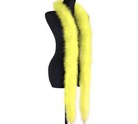 2m Plume Boas Naturel Plume Écharpe Moelleux Plume Boas Déguisement Accessoires de Fête pour La Fête de Mariage Cosplay Costume de Danse