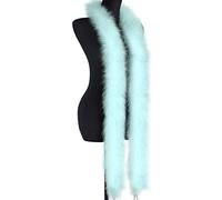 2m Plume Boas Naturel Plume Écharpe Moelleux Plume Boas Déguisement Accessoires de Fête pour La Fête de Mariage Cosplay Costume de Danse