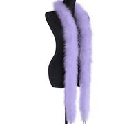 2m Plume Boas Naturel Plume Écharpe Moelleux Plume Boas Déguisement Accessoires de Fête pour La Fête de Mariage Cosplay Costume de Danse