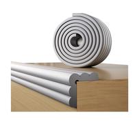 2M Protections de Bords de Table pour bébé, Protections d'angle Souples pour Meubles et Tables, Pare-Chocs pour Enfants, Coussins d'angle pré-collés,Tout Usage Anti-Crash Protection (Gris)
