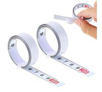 2m Self Adhesive Tape Set 2m Right And Middle Both Sides With Self Adhesive Backing,Workbench Ruler For Woodworking,Saw,Drawing,Table