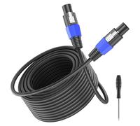 2M Speakon to Speakon Cables Male to Male Professional DJ/PA Amplifier Audio Speaker Cable