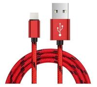 2m Type de Câble C USB-C Data Sync Chargeur pour Huawei P9 NEXUS 5X 6P Oneplus 3 ZUK Z2 Câble USB Type C Cable- Rouge-keeper