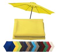 Φ2MΦ2.7M/Φ3.0M, Toile De Rechange Pour Parasol, Remplacement De Housse De Parapluie Auvent Pour 6 Baleines/8 Baleines, Housse De Rechange De Parapluie, Imperméable/Respirant, Pour Patio/Plage/Piscine(
