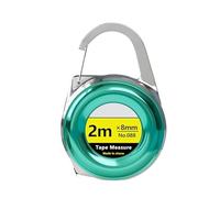 2Meter 79'' Measuring Tape Retractable Tool Sewings Measuring Tape Keychains(Blu)