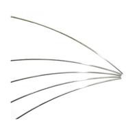 2Mètres 304 Fil à ressort en acier inoxydable 0,4/0,5/0,6/0,7/0,8/1 / 1,2/1,3/1,5/1,8/2 mm Fil à ressort en acier (Color : 2 meters, Size : 0.5mm)
