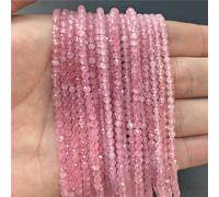 2mm 3mm 4mm pierre naturelle à facettes Rose Quartzs perles de cristal rondes améthystes perles en vrac pour la fabrication de bijoux à bricoler soi-même collier