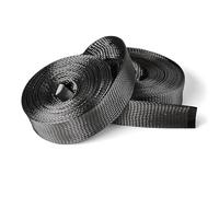 2MM-40MM Carbon Fibre Tubing High Temperature Resistant Braided Mesh Wire Sleeve Protection(6mm,5M)