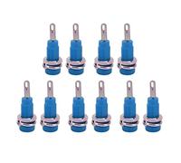 2mm Banana Socket High Stability Low Loss Simple Installation for Electronic Instrument Industrial Equipment Charging Generators (Bleue)