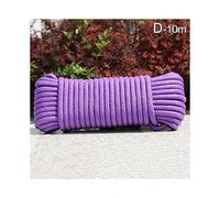 (2mm,purple)10 Meters Outdoor Travel Nylon Laundry Line Multifunctional Clotheslines Portable Clothes Dryers