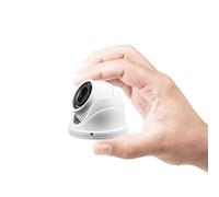 2MP 1080p Mini caméra de sécurité dôme - 4 en 1 AHD/TVI/CVI/CVBS, objectif 3,6 mm, vision nocturne infrarouge, résistant aux intempéries, caméra de vidéosurveillance intérieur/extérieur