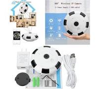 2mp 360 ° wifi appareil photo ip - caméra fisheye p2p détection de mouvement vision nocturne + 32G carte TF