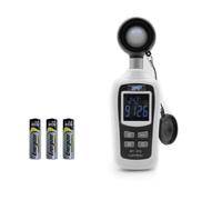 2MP - Luxmètre Digital Numérique Compact pour Mesure de Luminosité - Mesureur de Température Ambiante et de lumière - Mesure jusqu'à 200 000 Lux et -20° à +70°C