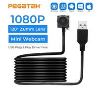 2MP Webcam Mini caméra USB avec objectif 2.8/3.7mm Full HD 1080P Webcam pour PC Mini caméra CCTV caméscope extérieur caméra vidéo de sécurité 1080p 2.8mm lens