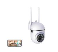 2MP WiFi Camera Baby Monitor Indoor Security with Phone App 2-Way Audio, Infrared Night Vision Installation Polyvalente(NO Card)