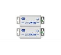 2N Telecommunications 2WIRE-SET OF 2 ADAPTORS - 100 Ohm - Aluminium - Metallisch - 100 - 240 V - 75 mm - 40 mm
