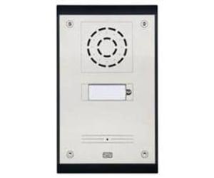 2N Telecommunications 9153101 système de communication de porte-Telefonillo (115 x 39 x 193 mm noir argent)