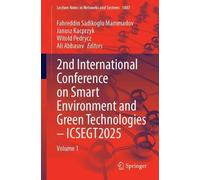 2nd International Conference on Smart Environment and Green Technologies - ICSEGT2025: Volume 1