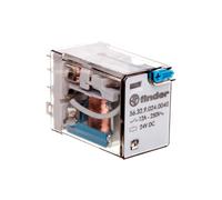2P 12A 24V DC relais bouton d'essai, indicateur d'action 56.32.9.024.0040