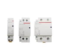 2P 16-100A AC 110V 220V 50/60Hz Din Rail Household AC Modular Contactor Switch Controller 2NO 2NC 1NO 1NC CZAOINCU(DC 24V,16A_2NO)