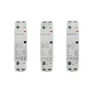 2P 16A 20A 25A 1NO 1NC 2NO 2NC AC 220V 230V 50/60Hz Din Rail Mounted Household Modular AC Contactor BIANMTSW(2P 25A 2NC)