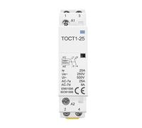 2P 25A 220V/230V 50/60HZ Din rail ménage ac contacteur modulaire 2NO 2NC ou 1NO 1NC(16A 2NC)