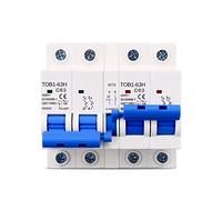 2P + 2P AC double puissance commutateur de transfert manuel disjoncteur 50HZ/60HZ 1 pièces Interrupteur automatique (Size : 63A)