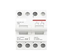 2P 40A 63A 125A AC400V modulaire double puissance commutateur de transfert manuel AC isolant interrupteur de déconnexion disjoncteur