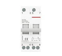 2P 40A 63A AC400V 50/60Hz Rail Din modulaire double puissance commutateur de transfert manuel isolant interrupteur de déconnexion disjoncteur(40A)