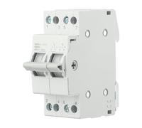 2P 40A/63A Commutateur de transfert manuel double alimentation pour MTS, capacité de rupture 8 kA, courant de trame 40 A ou 63 A, interrupteur de charge 2 pôles avec disjoncteur miniature Tri