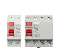 2P 4P 10/30/100/300mA Type A Electromagnetic Residual Current Circuit Breaker Differential Breaker Switch IINKUEYK(10mA,2P 20A)