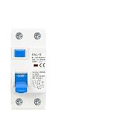 2P 4P 10/30/100/300mA Type AC Electromagnetic Residual Current Circuit Breaker Differential Breaker Safety Switch(10mA,2P 6A)