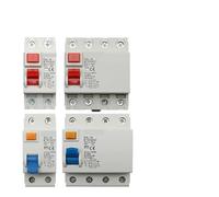 2P 4P 10/30/100/300mA Type Electromagnetic Residual Current Circuit Breaker Differential Breaker Switch AUOQKQUT(A Type,2P_10MA_6A)