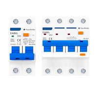 2P 4P C Type AC230V MCB Leakage Protector RCBO Overload Short Circuit Protection Residual Current Circuit Breaker Switch RCCB(2P,32A)