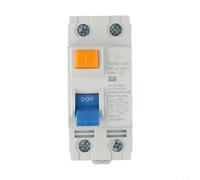 2P 63A 10mA Disjoncteur FI 6kA 230V Interrupteur différentiel avec plan de câblage pour montage sur rail DIN, boîtier ignifuge et fenêtre de visualisation pour une protection fiable des personnes (40